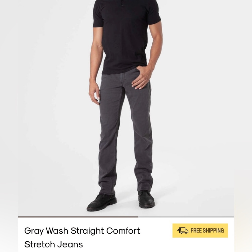 Great condition True Classic brand jeans. Gray wash, 32x32